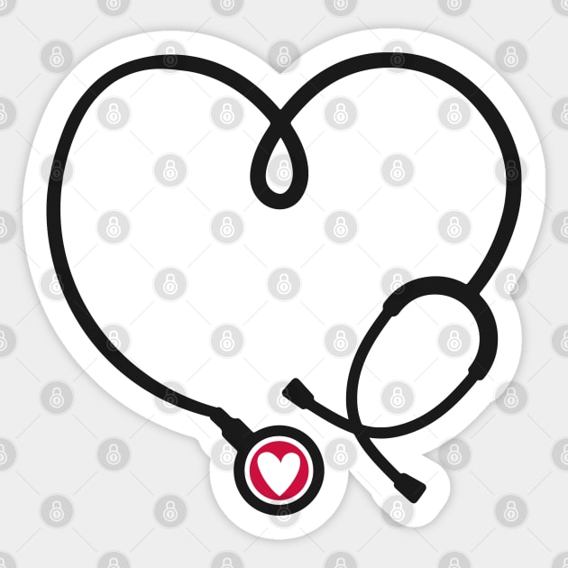 Stethoscope Sticker by TheTreasureStash